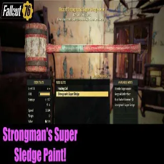 Plan: Strongman's Super Sledge Paint