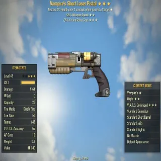 V-25-35AP Laser Pistol