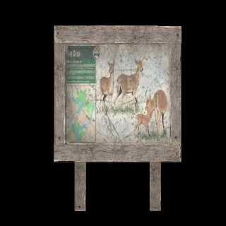 Plan: Wildlife Deer Trail Sign