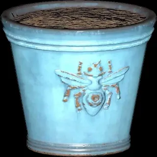 Plan: Medium Glazed Pot | Big Bloom