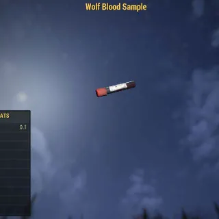 Wolf Blood Sample | Rare Misc Item