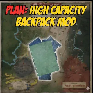 Plan High Capacity Backpack Mod