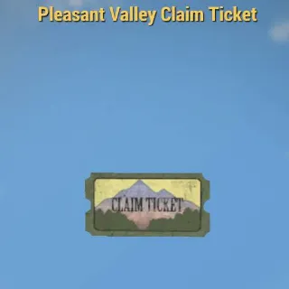 Pleasant Valley Claim Ticket [1K]