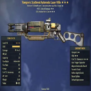 Vampires-Vital-Vats Optimized Laser Rifle