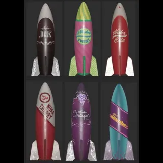 Plans Bundle | All 6 Nuka-Cola Rockets