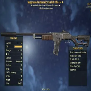 Missing Stars Weapon | LVL 50 | Combat Rifle |? -Explosive -? | Missing Effects