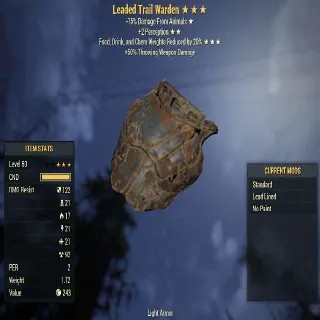 Leaded Trail Warden Armor | New Armor