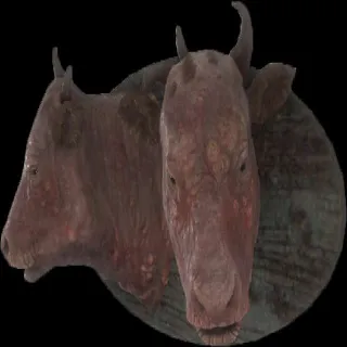 Plan: Mounted Brahmin Heads