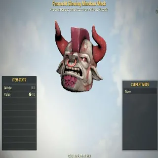 Fasnacht Glowing Minotaur Mask