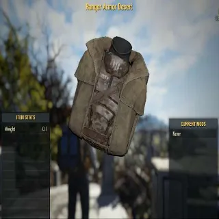 Ranger Armor Desert | Dev Room | Invisible When Worn