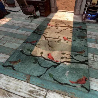 Plan: WV State Bird Rug
