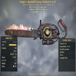 Vampires Flaming Chainsaw | God Roll