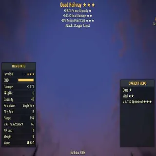 Full Invisible Railway Rifle