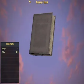 Audrey's Book | Rare Misc Item