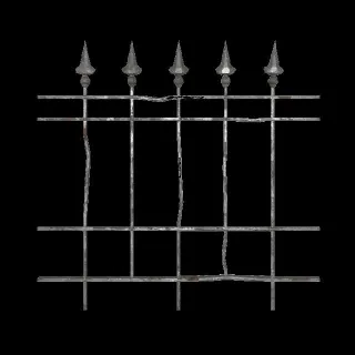 Plan: Crooked Metal Fence