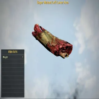 Super Mutant Left Lower Arm | Rare Misc Item