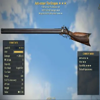 Anti-Armor The Dragon(50% Critical Shot Damage,Breaks 50% slower)