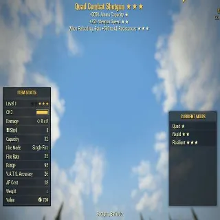 Full Invisible Weapon | Combat Shotgun | Lvl 1 Legacy