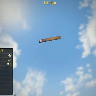 Dev Room Junk | Lit Cigar