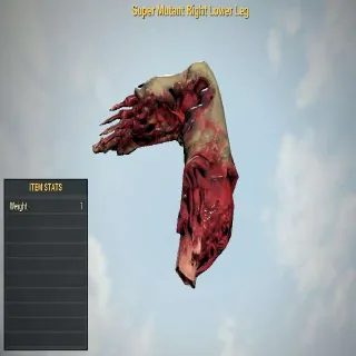 Super Mutant Right Lower Leg | Rare Misc Item