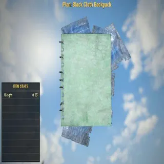 Dev Room Plan | Black Cloth Backpack | Not Working