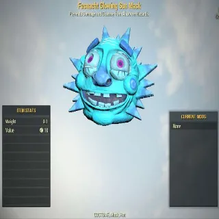 Fasnacht Glowing Sun Mask