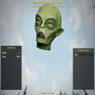 Fasnacht Glowing Alien Mask