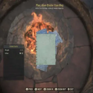 Plan: Alien Blaster Cyro Mag