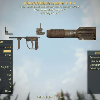 Missing Parts Weapon | Missile Launcher | Lvl 1 | Legacy