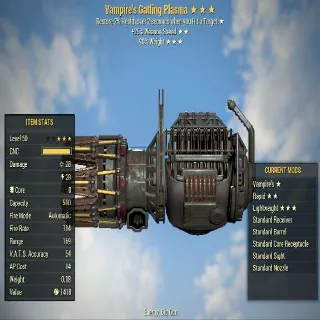 Vampire's【Rapid + Lightweight】Gatling Plasma
