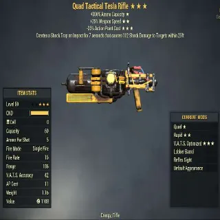 Lobber Barrel | LVL 50 | Tesla Rifle | Dev Room | Quad