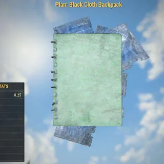 Dev Room Plan | Black Cloth Backpack | Not Working