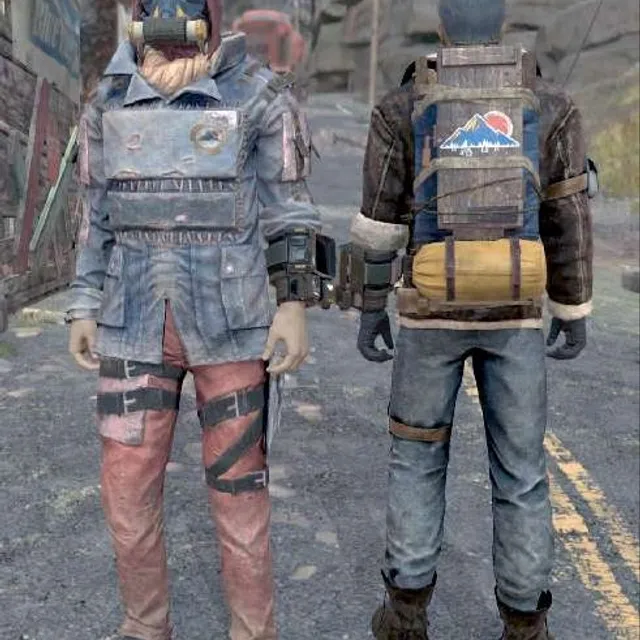 Fallout 76 Blue Ridge Rug Blue Ridge Caravan Outfit - Fallout 76 Game Item - Gameflip