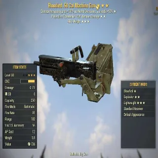 Missing Parts Weapon | .50 Cal Machine Gun | Level 50