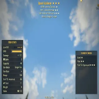 Full Invisible Railway Rifle | Legacy