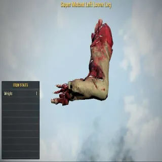 Super Mutant Left Lower Leg | Rare Misc Item