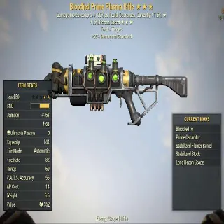 Missing Parts | LVL 50 | Plasma Rifle |Bloodied -Swift| No Magazine