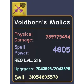 Voidborn's Malice (789)