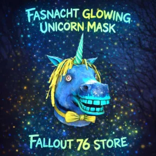 Fasnacht Glowing Unicorn