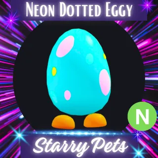 Neon Dotted Eggy