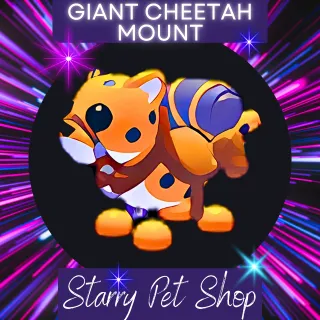 Giant Cheetah Mount