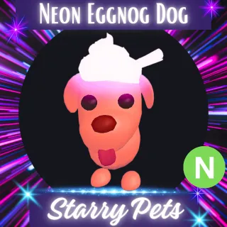 Neon Eggnog Dog