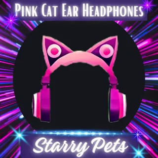 Pink Cat Ear Headphones - Limited