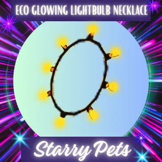 ECO GLOWING LIGHTBULB NECKLACE