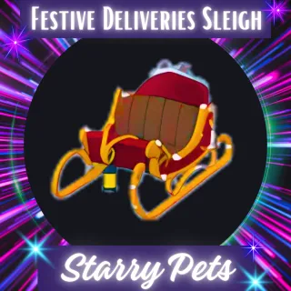 Festive Deliveries Sleigh