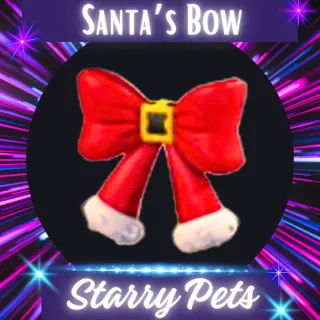 Santa's Bow  -  Pet Wear