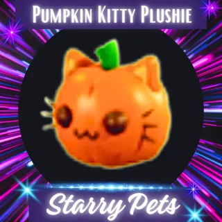 Pumpkin Kitty Plushie