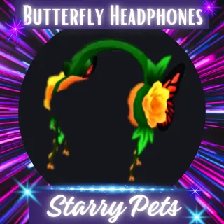 Butterfly Headphones - Pet Wear