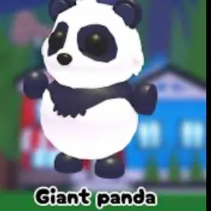 neon ride giant panda