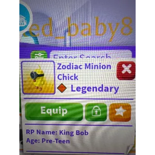 Zodiac Minion Pet 
